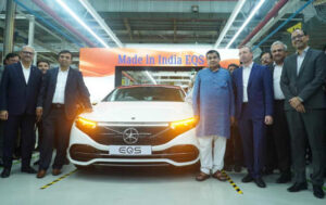 Mercedes-Benz launches first 'Made in India' electric vehicle, the EQS 580